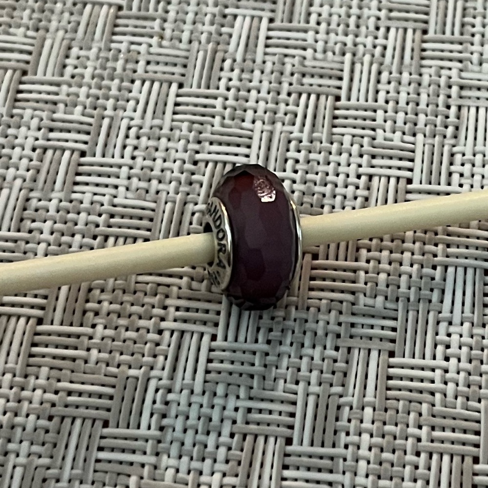 Pandora murano glass charm.